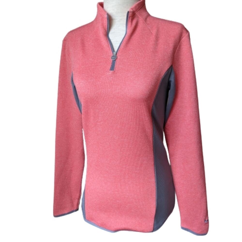 Nike Dri-Fit Tour Performance Pull-over Jacket Size XS Salmon